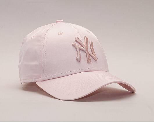 Dámská Kšiltovka New Era Satin New York Yankees 9FORTY Pink Strapback