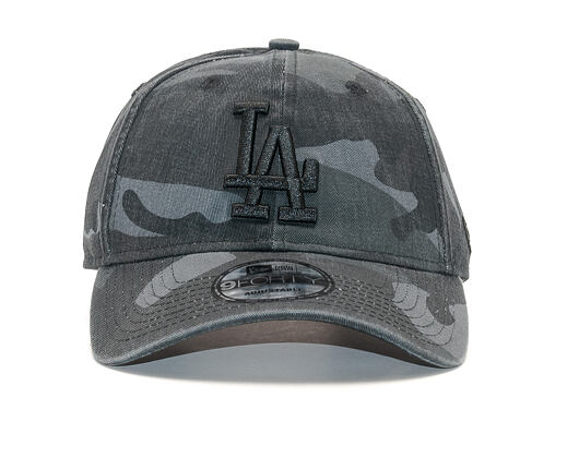 Kšiltovka New Era Washed Camo Los Angeles Dodgers 9FORTY Marine Navy Camo Strapback
