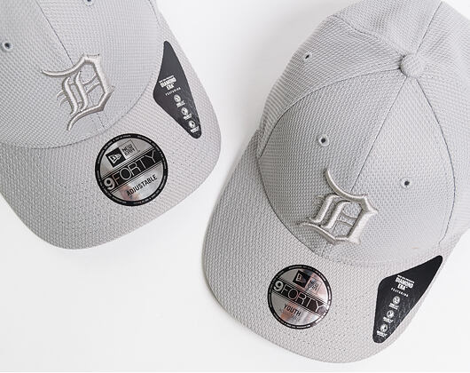 Kšiltovka New Era Diamond Era Detroit Tigers 9FORTY Gray Strapback