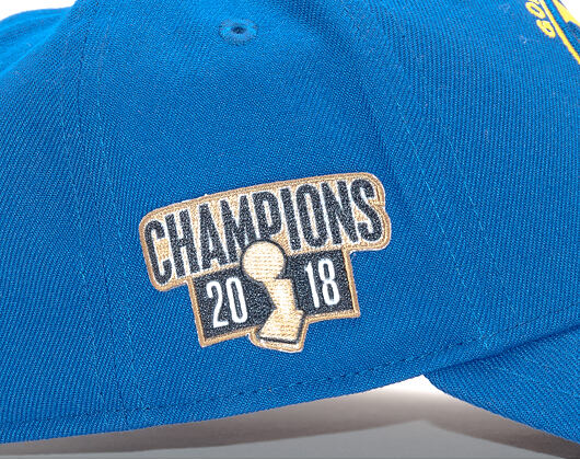 Kšiltovka New Era NBA Champions 2018 LOCKER ROOM Champs Patch Golden State Warriors 9FORTY Official