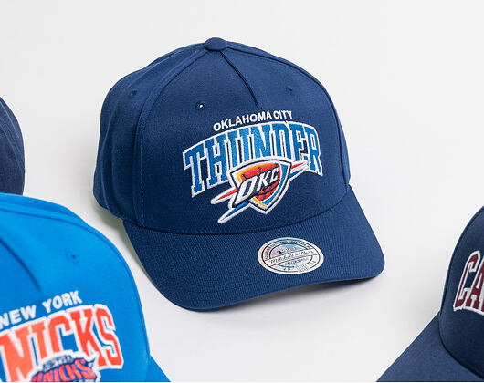 Kšiltovka Mitchell & Ness NBA Team Arch Pinch Panel 110 Oklahoma City Thunder Navy Snapback