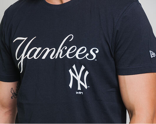 Triko New Era MLB Supporters Logo Tee New York Yankees Navy
