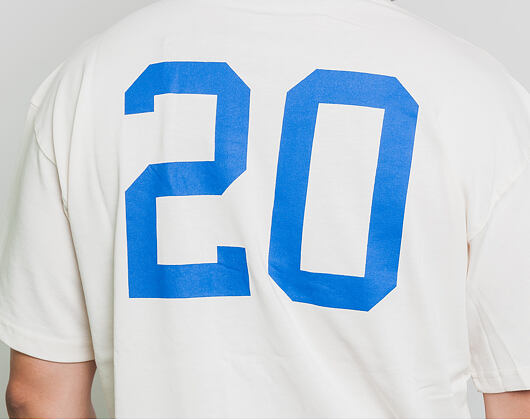 Triko New Era Branded XL Number Tee Off White