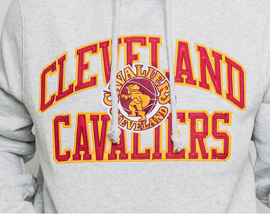 Mikina S Kapucí Mitchell & Ness Play Off Win Hoody Cleveland Cavaliers Grey