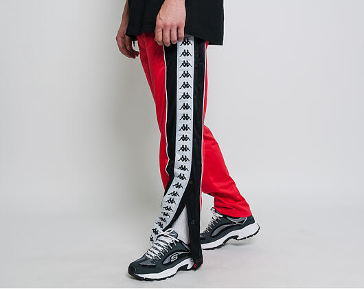 Tepláky Kappa Banda Big Bay Red/Black/White