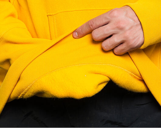 Mikina Champion Hooded Sweatshirt Classic Logo Yellow