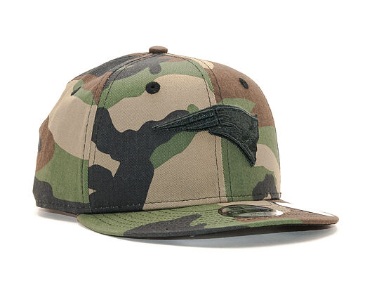 Dětská Kšiltovka New Era 9FIFTY Camo New England Patriots Youth Woodland Camo/Black Snapback