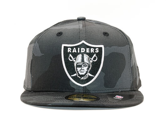 Kšiltovka New Era 59FIFTY Essential Camo Oakland Raiders Marine Navy Camo