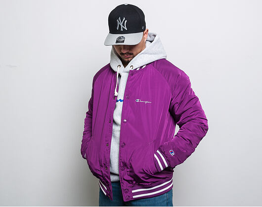 Bunda Champion Bomber Jacket Purple/White