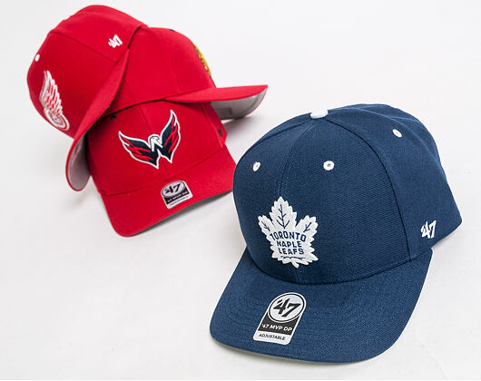 Kšiltovka 47 Brand Chicago Blackhawks Audible MVP DP Red Strapback