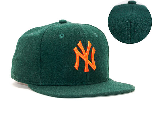 Kšiltovka New Era 9FIFTY New York Yankees Original Fit Winter Utility Melton Dark Green/Orange Snapb