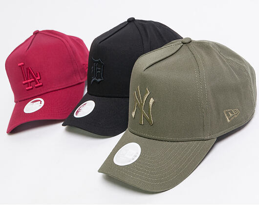 Dámská Kšiltovka New Era 9FORTY A-Frame Los Angeles Dodgers League Essential Cardinal Snapback