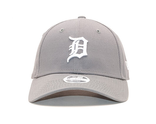 Dámská Kšiltovka New Era 9FORTY Detroit Tigers League Essential Grey/White Strapback