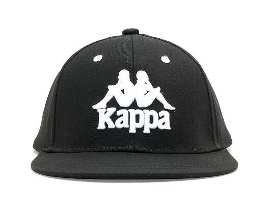Kšiltovka Kappa Authentic Bzadem Black/White Snapback