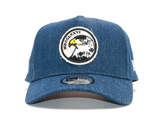 Kšiltovka New Era 9FORTY A-Frame USA Denim Navy Snapback