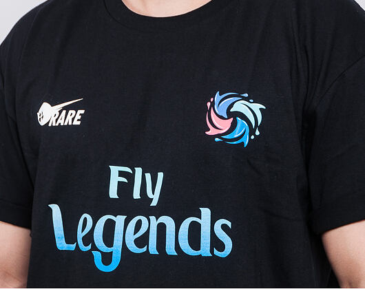 Triko Pink Dolphin Fly Legends '18 Tee Black
