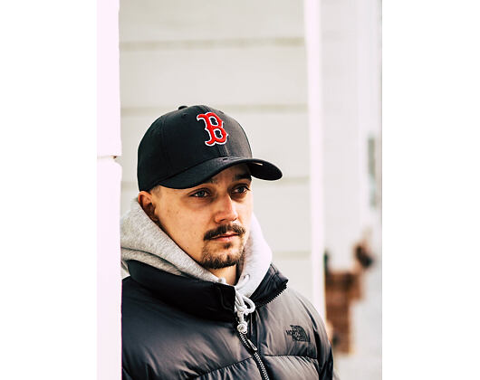 Kšiltovka New Era 9FIFTY MLB Stretch-Snap Boston Red Sox - Black