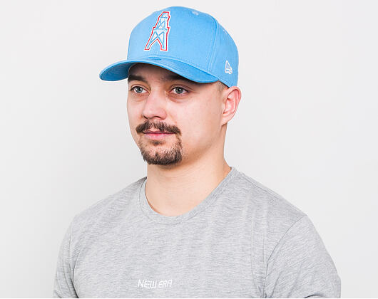 Kšiltovka New Era 9FIFTY Houston Oilers Historic Precurved Stretch Snapback Official Team Colors
