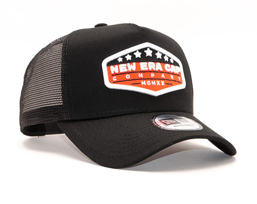Kšiltovka New Era 9FORTY A-Frame Trucker Patch Orange/Black/White Snapback