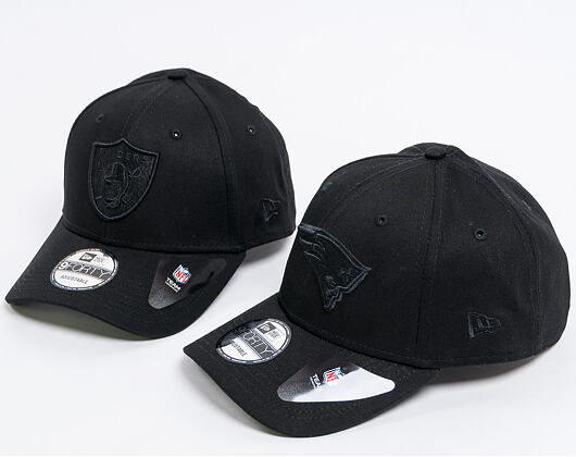 Kšiltovka New Era 9FORTY New England Patriots Black/Black Snapback