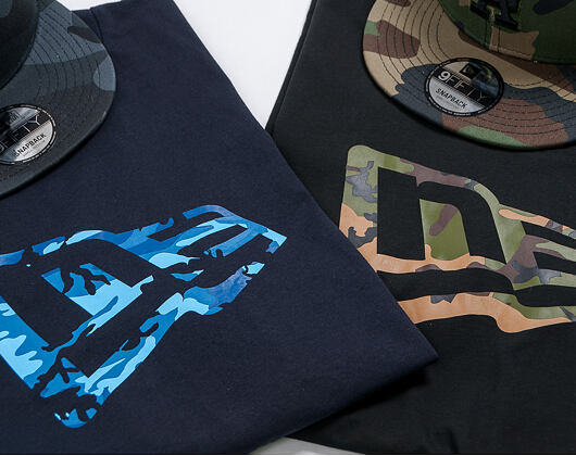 Triko New Era Flag Camo Infill Black