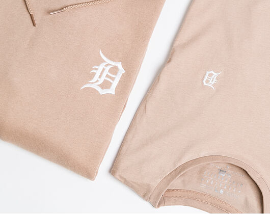 Triko New Era Detroit Tigers Pastel Mini Logo Tee Camel