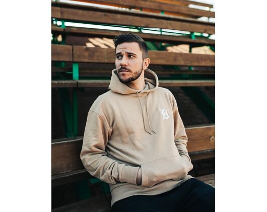 Mikina New Era Detroit Tigers Pastel Hoody Camel