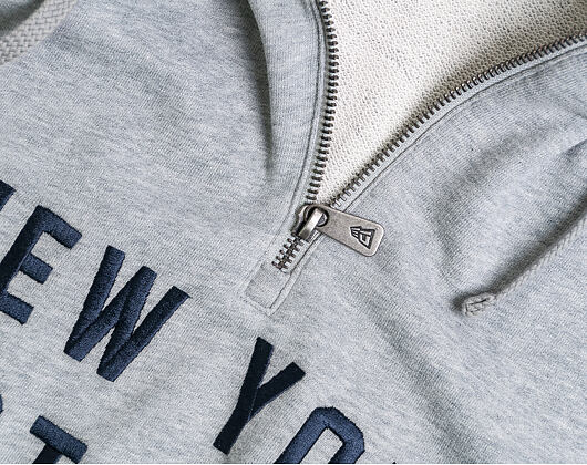 Mikina New Era New York State Hoody Light Grey Heather