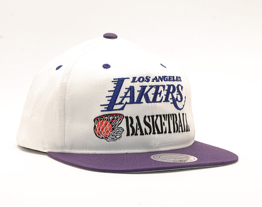 Kšiltovka Mitchell & Ness Los Angeles Lakers Dunk Off White Snapback