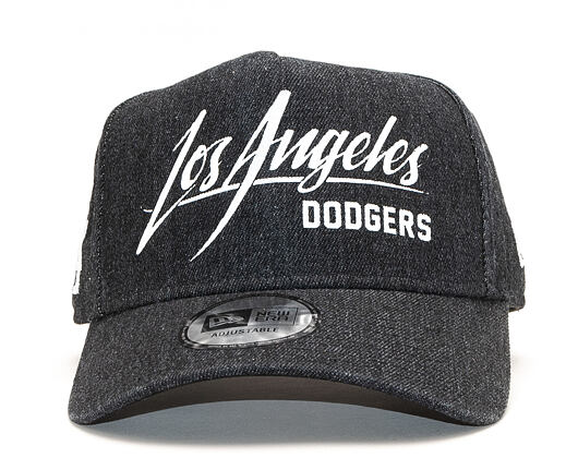 Kšiltovka New Era 9FORTY A-Frame Los Angeles Dodgers Denim Black