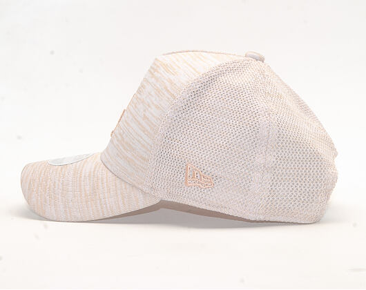 Dámská Kšiltovka New Era 9FORTY A-Frame Trucker Los Angeles Dodgers Engineered Fit White/Satin/Peach