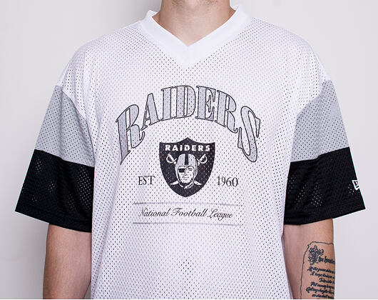 Triko New Era Oakland Raiders Team Established Jersey White