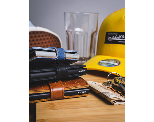 Peněženka Secrid Miniwallet Perforated Cognac
