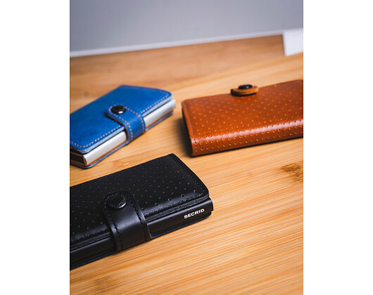 Peněženka Secrid Miniwallet Perforated Black