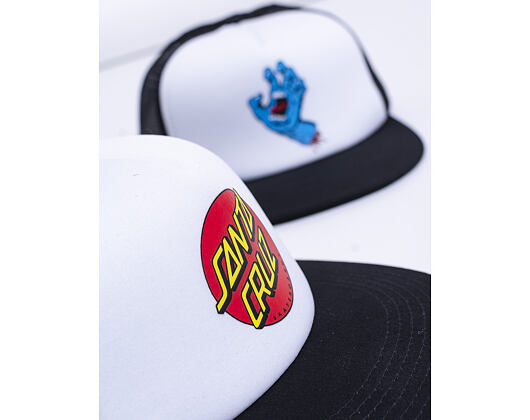 Kšiltovka Santa Cruz Classic Dot Mesh Cap White/Black