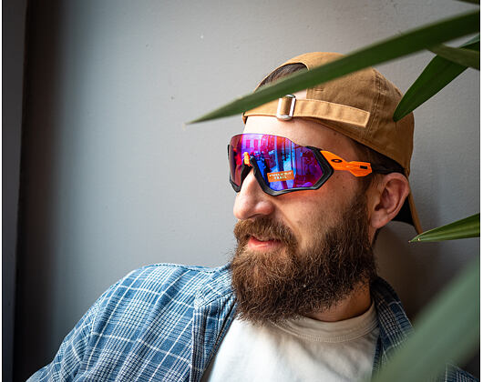 Brýle Oakley Flight Jacket Matte Steel/Prizm Trail Torch