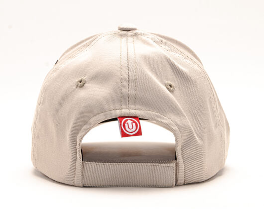 Kšiltovka UPFRONT Nobel Baseball Crown 2 Light Khaki Strapback