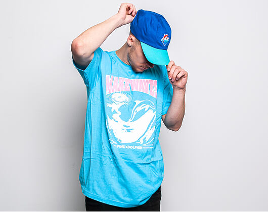 Triko Pink Dolphin Make Waves Sky Blue