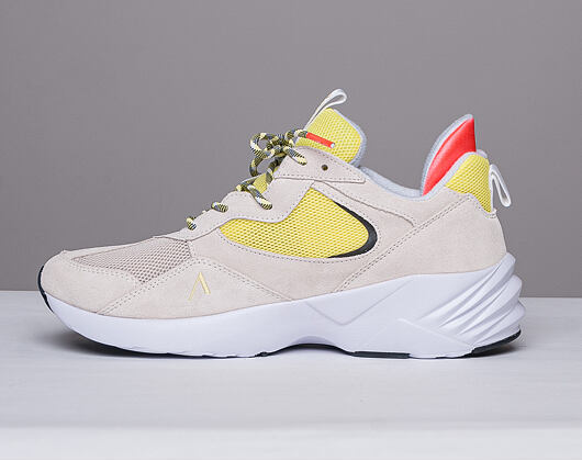 Dámské Boty ARKK Kanetyk Suede W13 Off White/Neon Lime EL3802-1137-W
