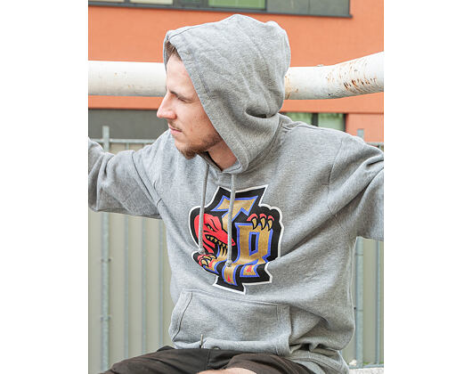 Mikina Mitchell & Ness Toronto Raptors Gold Bite Grey