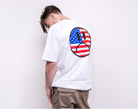 Triko HUF Bummer USA White