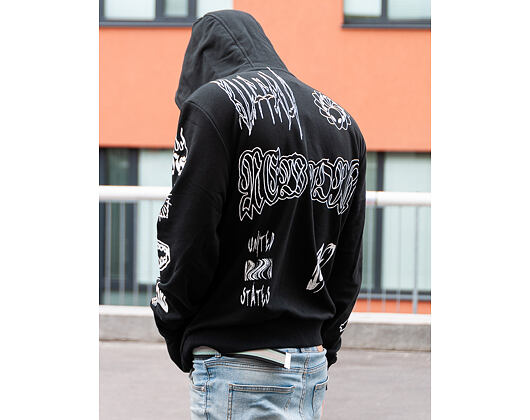 Mikina New Era Graphic Bootleg Hoody Black