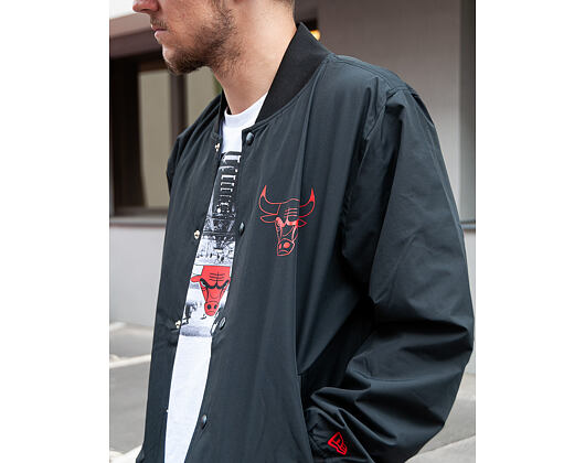 Bunda New Era Team Logo Bomber Chicago Bulls Black