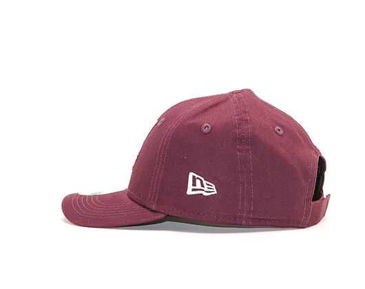 Dětská Kšiltovka New Era 9FORTY Script Toddler Maroon / White Strapback