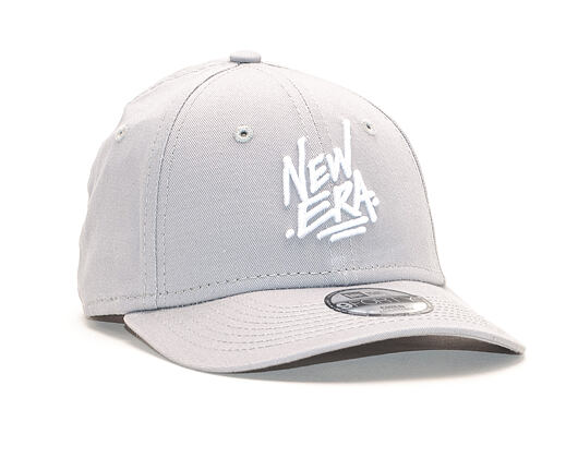 Dětská Kšiltovka New Era 9FORTY Script Child Dolphin Gray / White Strapback