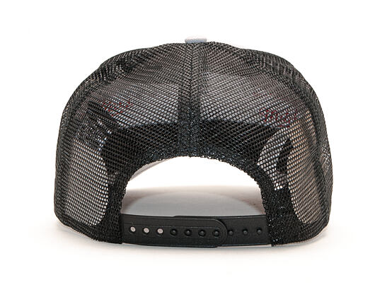 Kšiltovka New Era 9FORTY Trucker Tech Dolphin Gray / Black Snapback