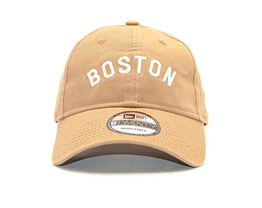 Kšiltovka New Era 9TWENTY Vintage Boston Red Sox Wheat / Off White Strapback