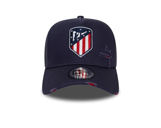 Kšiltovka New Era 9FORTY A-Frame Trucker Athletico Madrid Distressed Navy