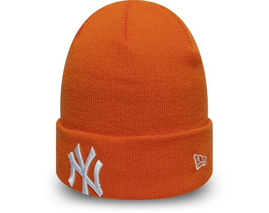 Kulich New Era New York Yankees League Essential Cuff Knit Orange