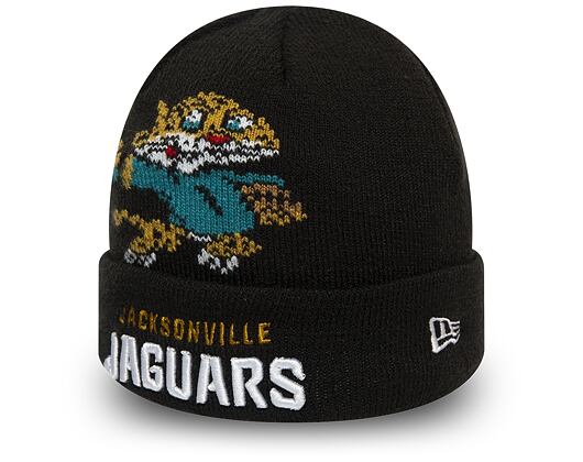 Dětský Kulich New Era Jacksonville Jaguars Infant Mascot Cuff Knit Black